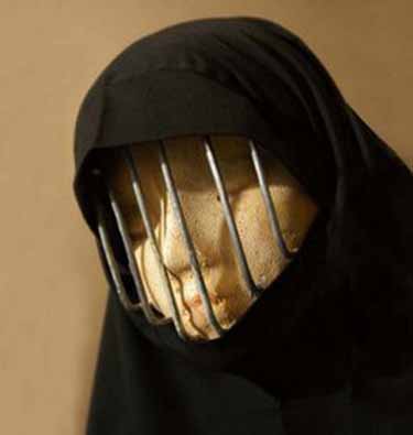 burqa prison bars